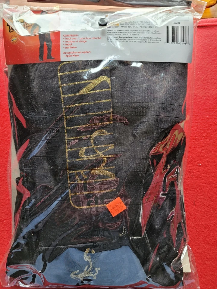  Disfraz de Halloween Ninja para niño talla 4-6  Foto 4 de 4