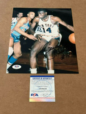 CAZZIE RUSSELL SIGNED NEW YORK KNICKS 8X10 PHOTO PSA/DNA CERTIFIED