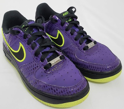 neon purple air force 1