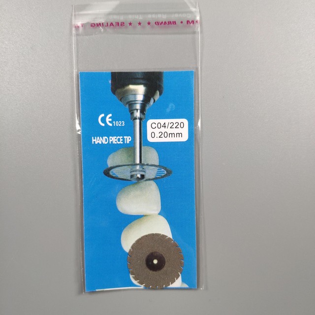 10x Dental Diamond Disc Wheel For Porcleain Teeth Cutting Polishing