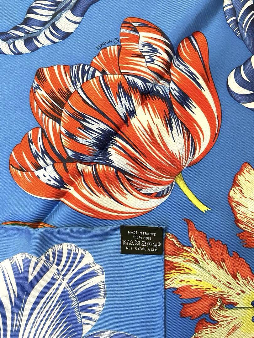 HERMES Scarf Silk 100% Carre 90 