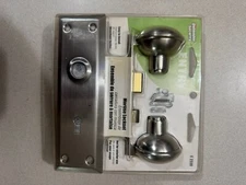Steel, Satin Nickel, Interior Door Lock | Mortise Lockset