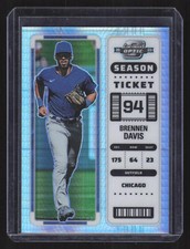 2023 Chronicles Contenders Optic #4 Brennen Davis Hyper /75