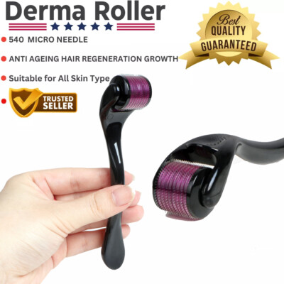 0.5mm 1mm 1.5mm 2.0mm 540 Microneedle Scar Derma Roller Dermaroller