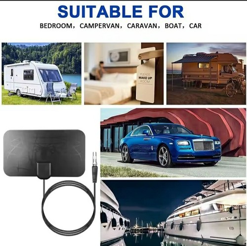 Antenna TV Portatile HD 4K - DVB-T2, Amplificata, Interni ed Esterni, USB - Bild 7 von 14