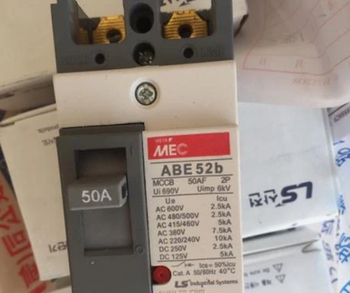 New LS ABE 52b Molded case circuit breaker ABE-52B 2P 5A/10A/15A/20A/30A/40A/50A - Afbeelding 1 van 2