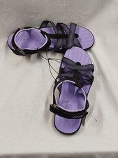 JSport KAIA NWT Black/Purple All Terrain Sandals 9