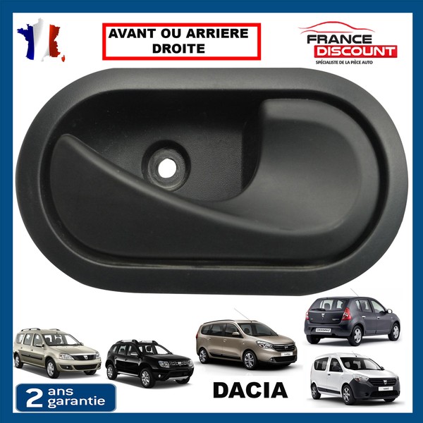 Griff Innen Schwarz TüR Recht FüR Dacia 806701730R 8200733847 8200606887-image