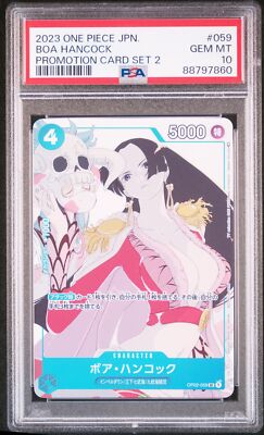 PSA 10 MINT JAPANESE ONE PIECE 2023 BOA HANCOCK OP02-059 PSA 10 MINT JAPANESE ONE PIECE 2023 BOA HANCOCK OP02-059