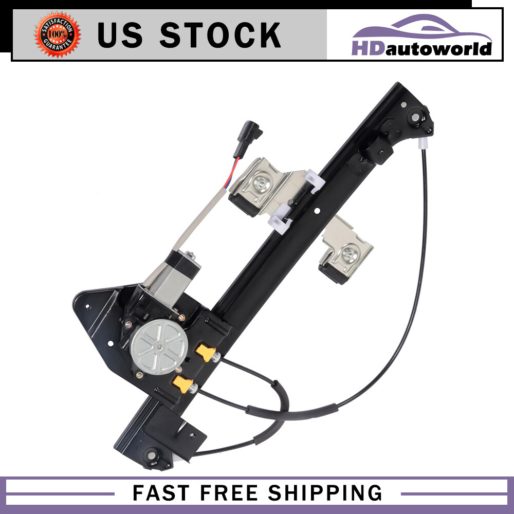 ECCPP Front Driver Side Window Regulator With Motor For Chevrolet Trailblazer 2002-2009