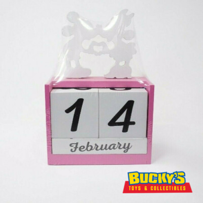 Disney Mickey Minnie Mouse Perpetual Desk Block Calendar Room Home Decor Love Ebay