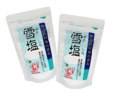 [OKINAWA LIMITED] YUKI SIO Miyakojima Snow Salt 120 g x2 Bags Japan