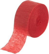 Crepe Paper Apple Red Party Wedding Reception Decoration Streamers - 81ft