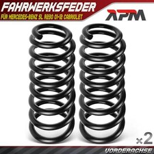 2x Federn Fahrwerksfeder Vorderachse für Mercedes-Benz SL R230 01-12 Cabriolet