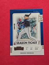 2021 Freddie Freeman Panini Contenders Season Ticket #15