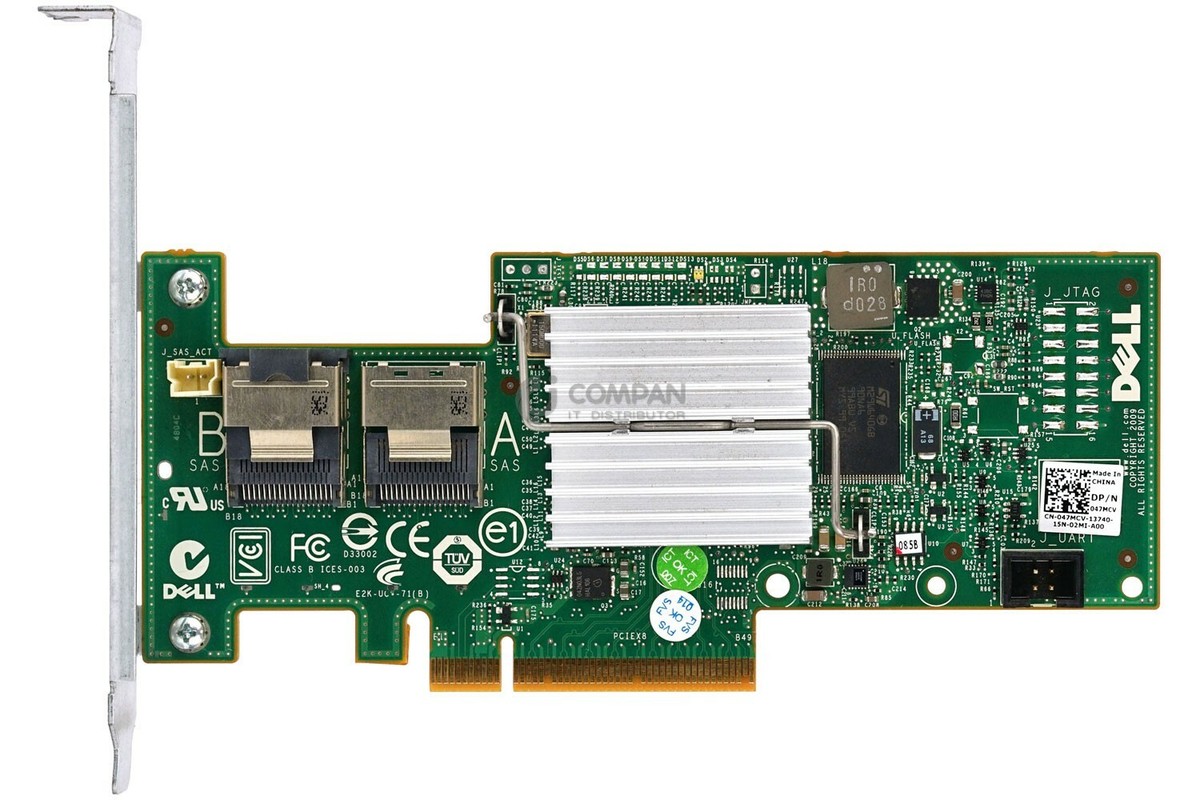 DELL PERC H200 6GB SAS PCI-E HBA Raid Controller Card DELL P/N 0U039M - Foto 3