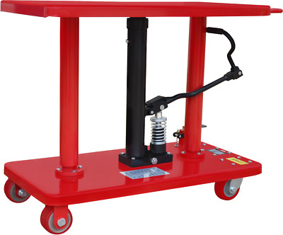 Low Profile Post Lift Table, 1000 Lb. Cap., 36x18 Platform, 30 to 48 Lift Range