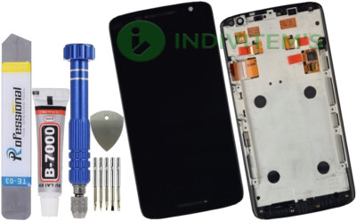Für Motorola Moto X Play XT1562 Display Komplettes Bildschirm LCD + Touch Rahmen