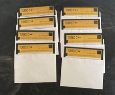 Vintage BORLAND Turbo C  5.25  disks