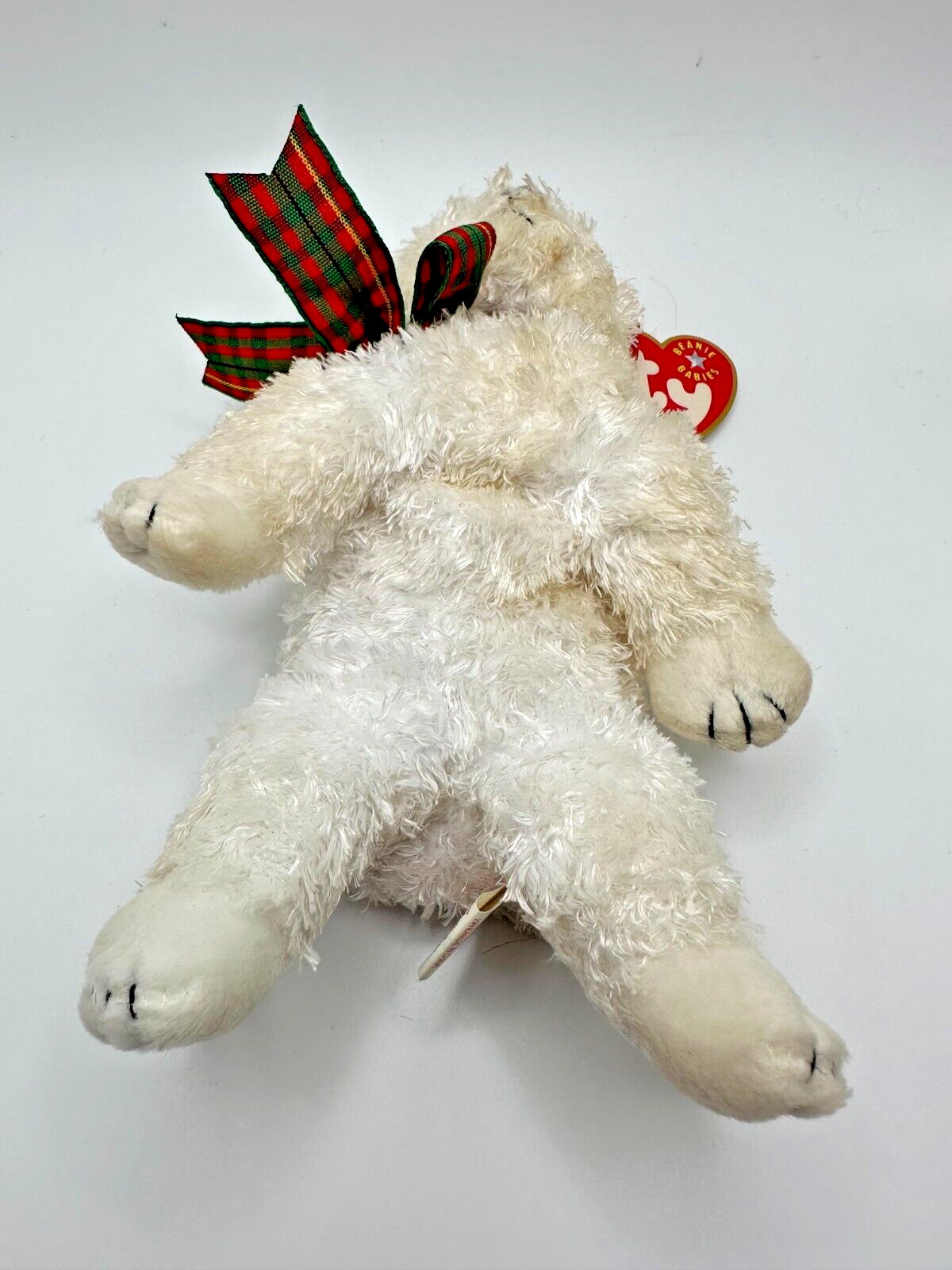 Red Ribbin Stamp Ty Beanie Baby Kirby The Dog 2001 9th Gen Swing Tag 10th Gen Tush Tag ...