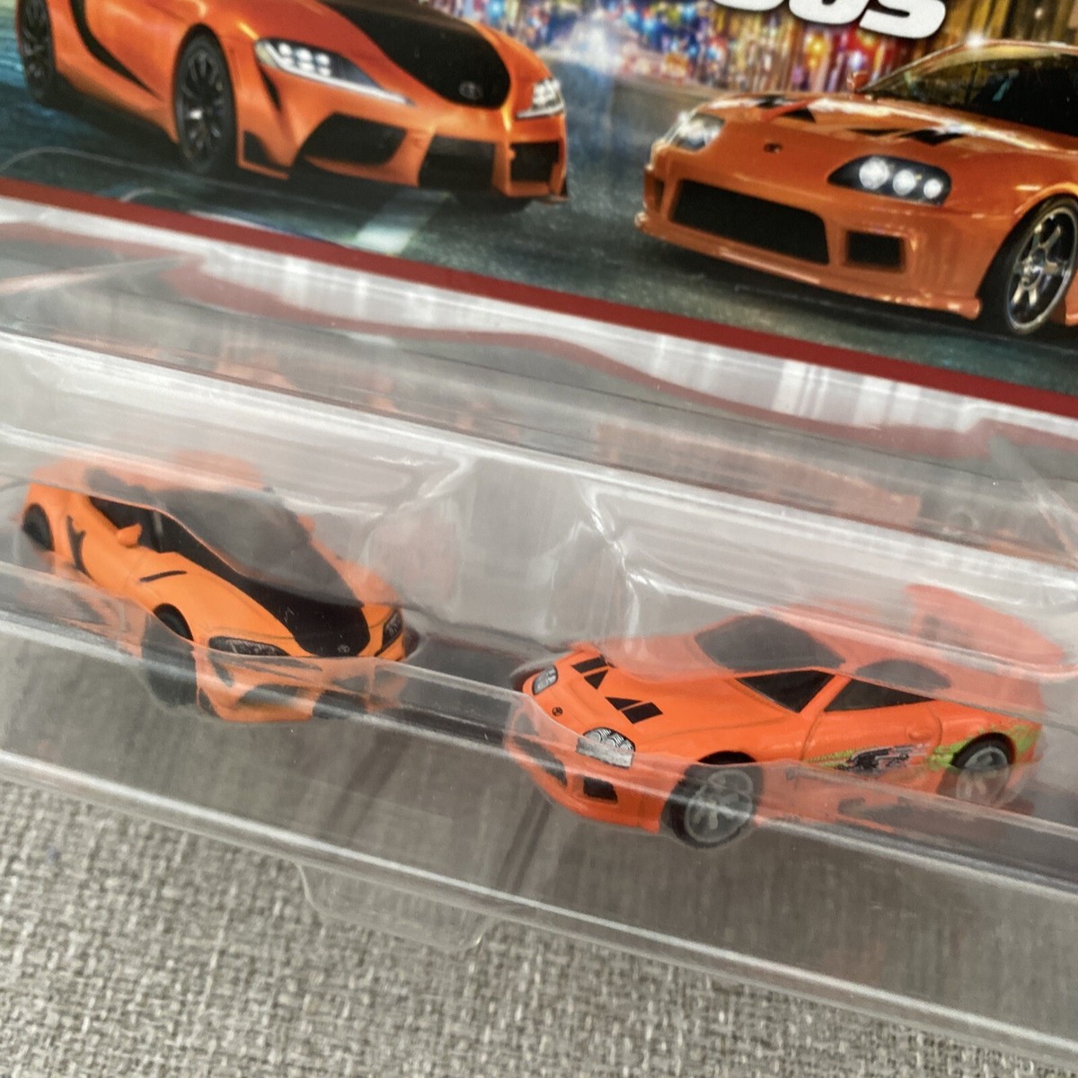 Hot Wheels 2 Pack Fast & Furious Toyota Supra & HKS Nissa