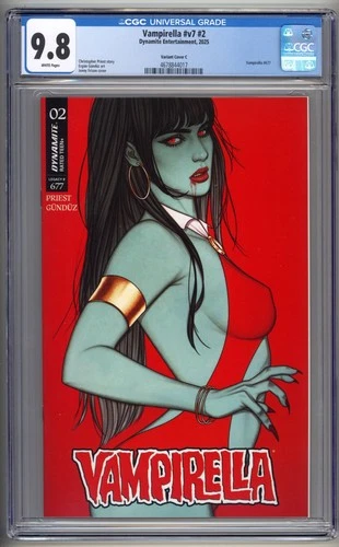 Vampirella #2 CGC 9.8 Jenny Frison Variant Cover C Highest Graded (2025)