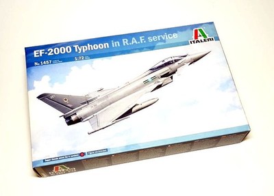 ITALERI 1457 Aircraft Model 1/72 EF-2000 Eurofighter Typhoon Airplane T1457