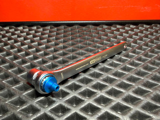 KS Tools Bremsen Entlüftungsschlüssel extra kurz 8 mm blau