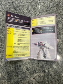 Custom Robo Game Cube Manual