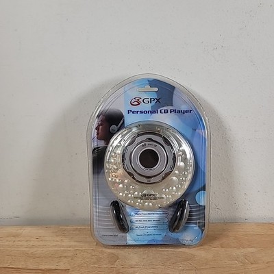 Gpx Portable Compact Disc Cd Player CDP4704BBLWHT Bubble New Read Desc 