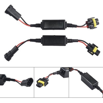 LED H8/H9/11 Headlight Canbus Error Free Anti Flicker Resistor Decoder Plug&play