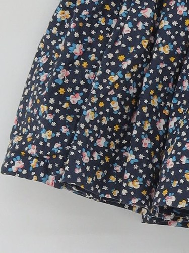 Jack Wills Women's Mini Skirt UK 8 Blue Floral 100% Cotton Short Mini - Picture 4 of 5