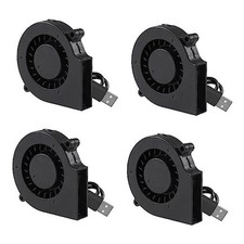 4PCS 75mm 5V USB DC Brushless Cooling Blower Fan for 3D 4PCS 75mm x 15mm