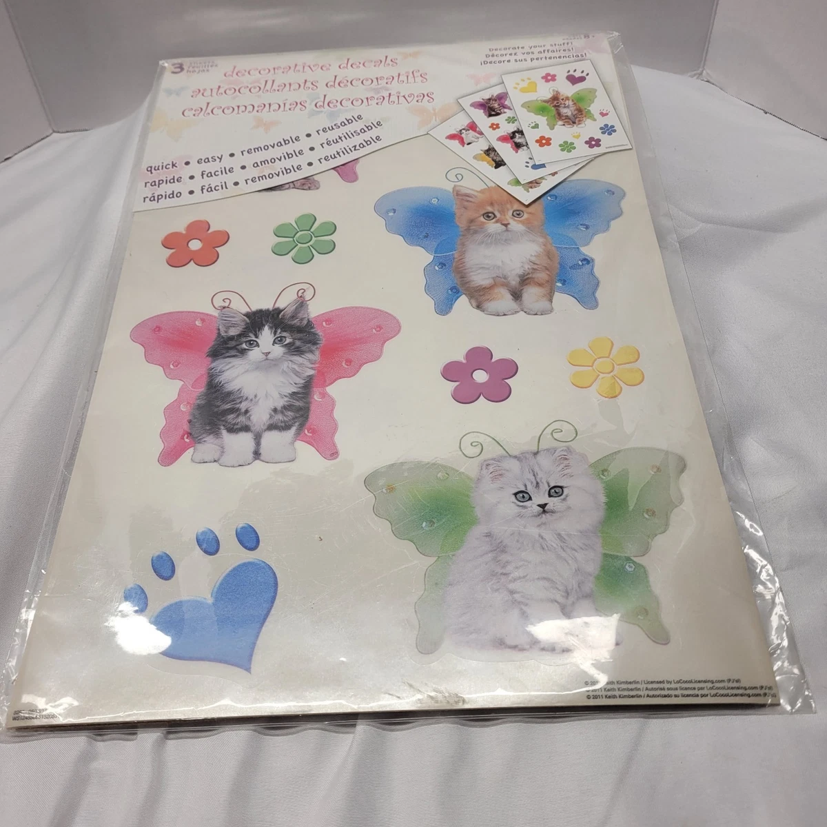 Sandylion 猫和小猫剪贴簿贴纸| eBay