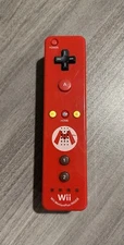 Nintendo Wii Red Mario Controller Remote Motion Plus Limited Edition RVL-036