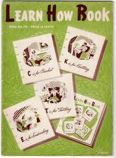 Learn How Crochet Knitting Embroidery Tatting Book 1940's Vintage Spool Cotton