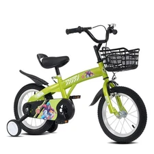 16" 18" Kids Bicycle for Boys Girls 5-10, Adjustable, Training Wheels Included