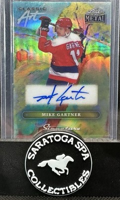 2025 Leaf Metal Signatures Series Mike Gartner  SS-MG1 Classic Art Auto 1/1