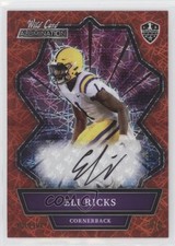 2021 Wild Card Alumination NIL Collegiate Edition 2/8 Eli Ricks Auto 9pa