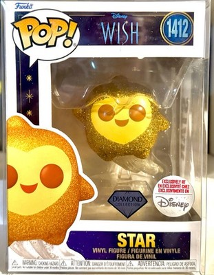 STAR 1412 Funko Pop Disney WISH DISNEY EXCLUSIVE DIAMOND COLLECTION w/Protector