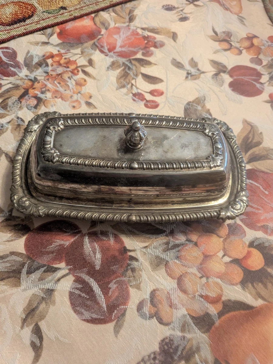 1847 Rogers Bros Antique US Silver-Plated Butter Dishes for sale