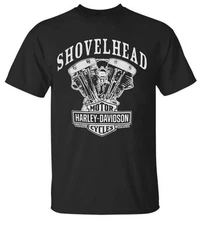 Harley-Davidson Men's T-Shirt, Shovelhead Engine Short Sleeve