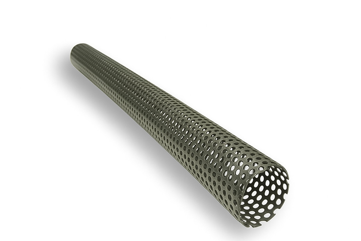 Tube perforé pour silencieux en acier durable de 22 mm pour moto