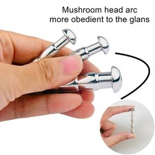 10 Size Man Stainless Steel Dilator for Men Urethra Metal Penis Stretcher Plug