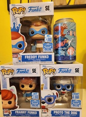 Funko 2025 Fundays Box Of Fun Freddy Franny Proto Franny Soda (LOT OF 4) NEW!