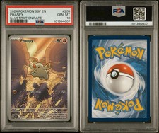 2024 Pokémon SSP EN-Surging Sparks ILLUSTRATION RARE  - Phanpy #205 - PSA 10