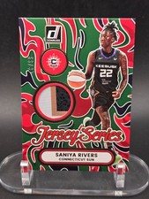 2026 Panini Donruss WNBA Saniya Rivers JERSEY SERIES GREEN SUN 46/99