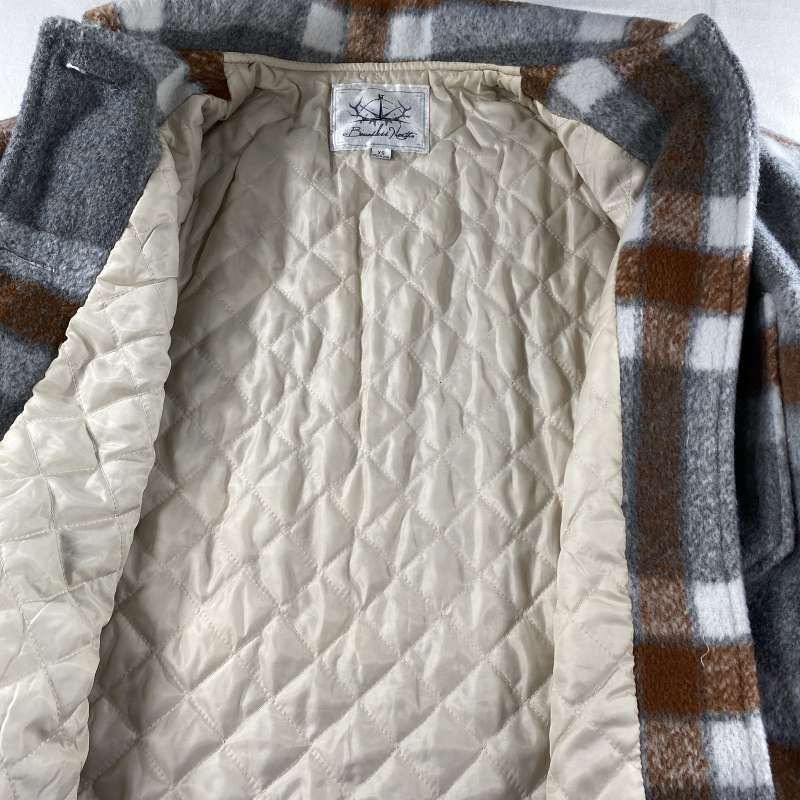 Boundless North Plaid Lined Button Shacket Coat W… - image 12