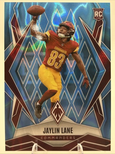2025 Panini Phoenix Football Light Blue Lava Jaylin Lane #186