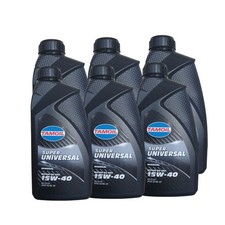 Olio Motore Multigrado Multiuso 6x1L di Super Universal 15W40 E2, A2/B2 TAMOIL